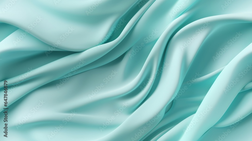 custom made wallpaper toronto digitalAquamarine satin backdrop. Wavy shiny and soft. Design with grace.