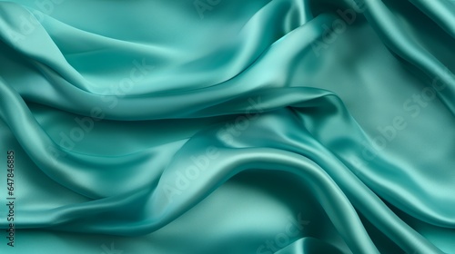 Wallpaper Mural Celebrate with aquamarine. Silky waves and shine. Perfect for designs. Torontodigital.ca