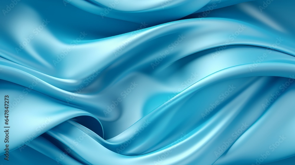 Azure fabric magic. Waves of elegance on a shiny surface. Design with a touch of the sky. Azure fabric magic. Waves of elegance on a shiny surface. Design with a touch of the sky.
