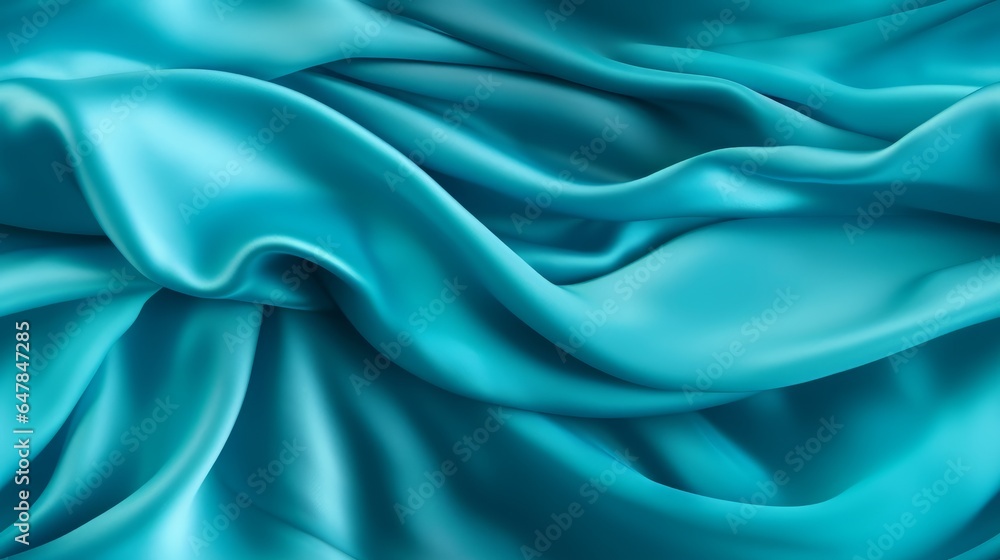 Waves of azure wonder. Silky smooth and shiny. A touch of the sky in designs.