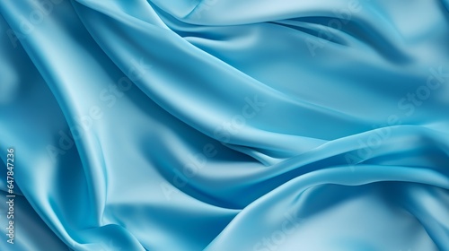 Satin dreams in azure. Gentle waves on a shiny backdrop. A celebration of color and texture.