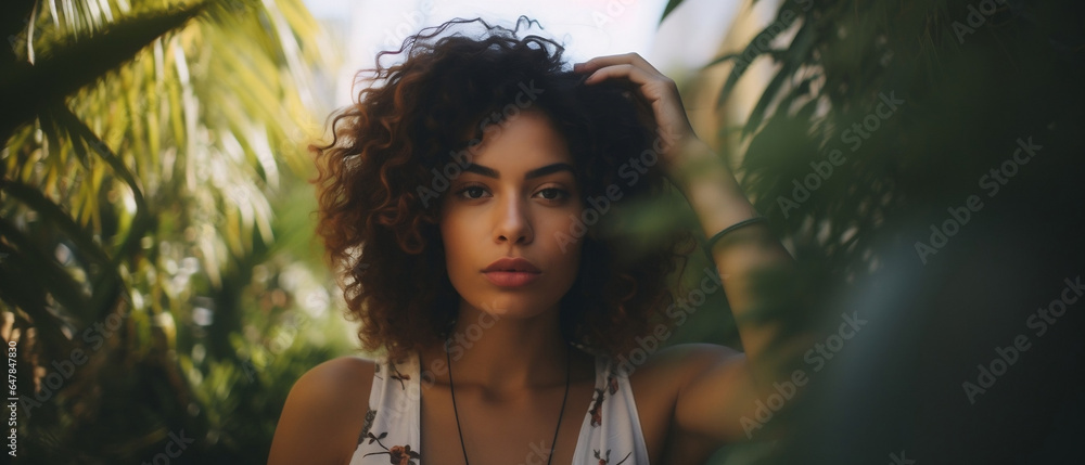 sensual portrait of a latin travel influencer sensual portrait of a latin travel influencer