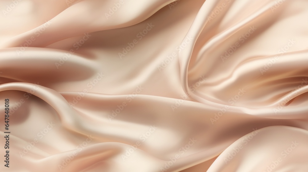 Beige fabric charm. Gentle wavy and shiny. A backdrop for design dreams. Dive into elegance. Beige fabric charm. Gentle wavy and shiny. A backdrop for design dreams. Dive into elegance.