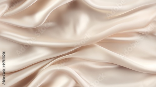 Beige fabric wonder. Gentle waves on a shiny backdrop. Perfect for festive designs. A touch of sophistication.