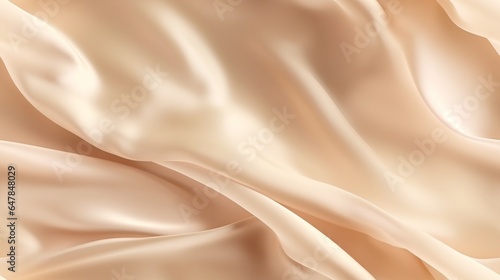 Waves of beige beauty. Silky smooth satin. Perfect for grand celebrations. A touch of sophistication.