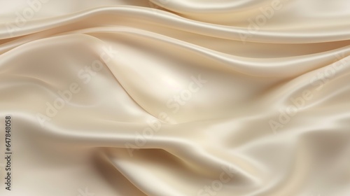 Beige fabric wonder. Gentle waves on a shiny surface. Celebrate design with a touch of neutrality.