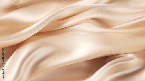 Beige fabric magic. Gentle waves on a shiny surface. Celebrate design with style. Dive into luxury.