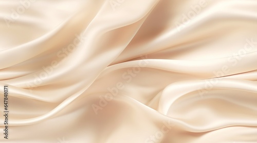 Beige satin dreams. Dive into luxury. Perfect for sophisticated occasions. Waves of beauty.