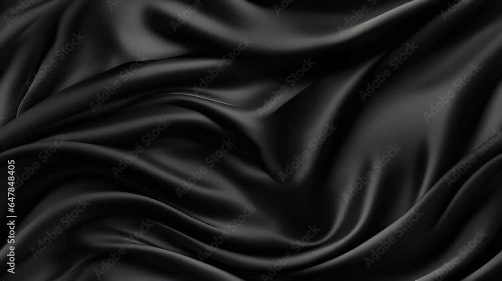Waves of black charm. Silky smooth and shiny. A designer's paradise. Perfect for premium designs.