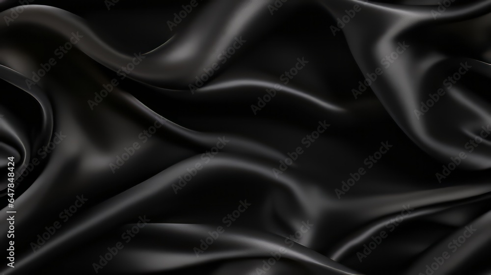 Black fabric magic. Gentle waves on a shiny surface. Celebrate design with style. Dive into luxury. Black fabric magic. Gentle waves on a shiny surface. Celebrate design with style. Dive into luxury.