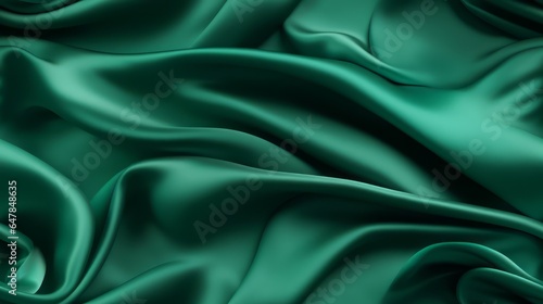 Wallpaper Mural Emerald elegance unfolds. Silky shiny and soft. A backdrop for design wonders. Dive into sophistication. Torontodigital.ca