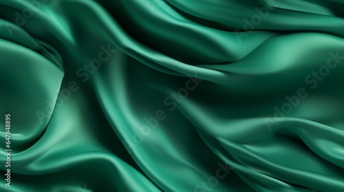 Wallpaper Mural Waves of emerald charm. Silky smooth and shiny. A designer's paradise. Perfect for premium designs. Torontodigital.ca
