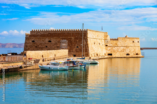 Fototapeta Naklejka Na Ścianę i Meble -  Koules Fortress in Heraklion city, Crete island, Greece