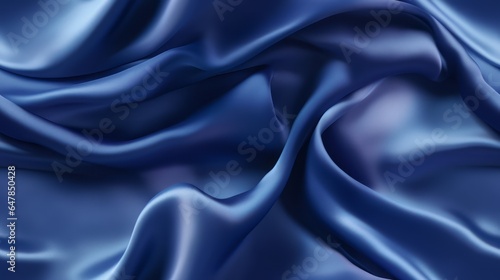 Glistening indigo satin. Gentle waves of luxury. A backdrop for special occasions. Embrace the deep elegance.