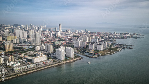 The aerial view of Penang Island in Malaysia © Jakub