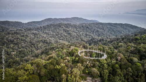 Bild auf Leinwand The aerial view of Penang Island in Malaysia