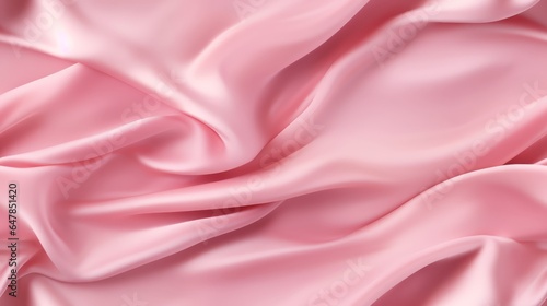Pink fabric splendor. Gentle waves on a shiny surface. Celebrate design with love. Embrace the luxury.