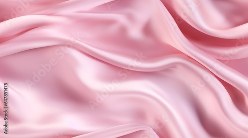 Pink fabric radiance. Gentle wavy and shiny. A backdrop for design dreams. Embrace the elegance.