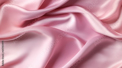 Pink fabric depth. Gentle waves. Touch of luxury. Celebrate design.