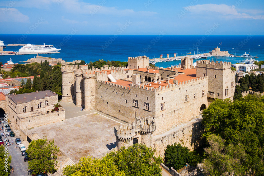 Rhodes old town in Greece