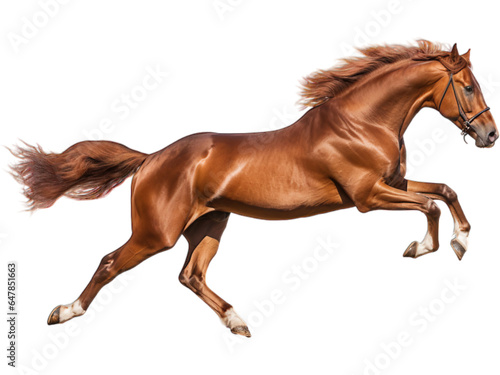 Transparent: Hanoverian's Graceful Jump