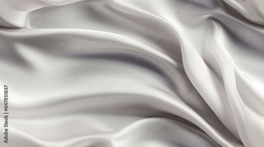 Obraz premium Platinum elegance. Soft wavy and shimmering. A touch of luxury. Ideal for opulent projects.