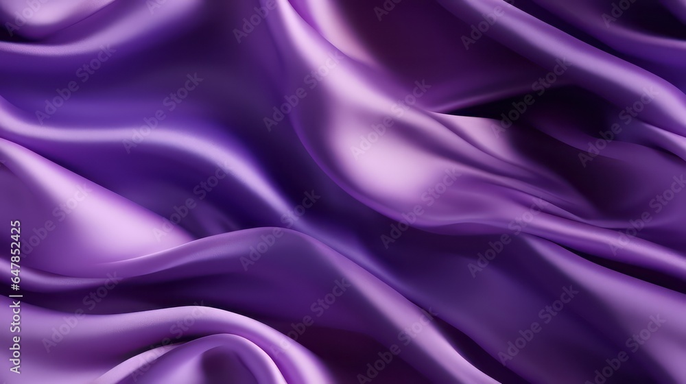 Obraz premium Purple fabric glow. Waves of elegance. Design with regality. Perfect for luxury projects.
