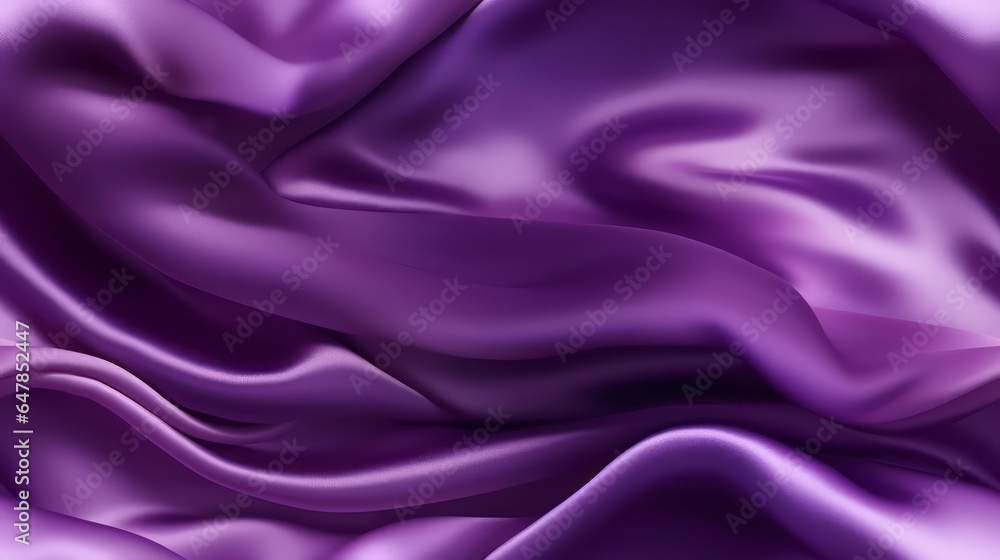 Obraz premium Purple fabric glow. Gentle wavy. A backdrop for dreams. Embrace the elegance.
