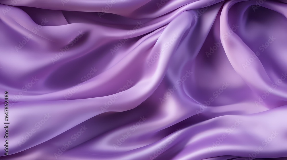 Obraz premium Purple beauty in every fold. Waves of satin elegance. Perfect for grand occasions. A touch of the monarch.