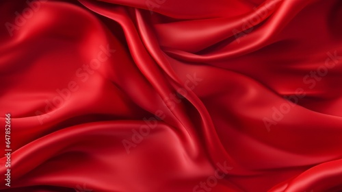 Whisper of red allure. Silky fabric waves. The epitome of fiery grace. Perfect for passionate designs.
