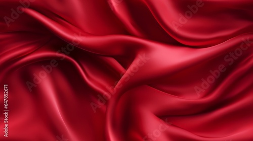 Red fabric narratives. Gentle waves. Luxury with a touch of ardor. Perfect for sophisticated designs.
