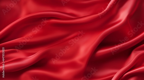 Red satin panorama. Lustrous luxury. Perfect for sophisticated designs. Waves of passionate beauty.