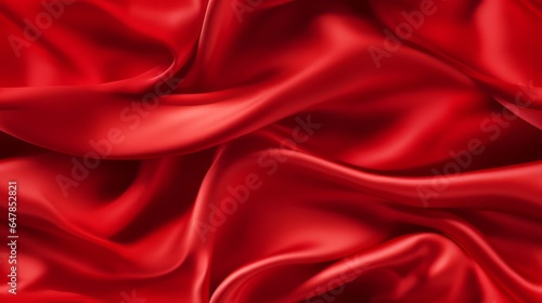 Celebrate with red fabric. Gentle wavy and shimmering. Design with passion. Waves of beauty.