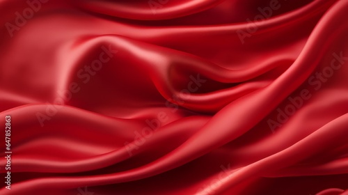 Red fabric glow. Waves of elegance. Design with ardor. Perfect for luxury projects.