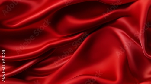 Red satin elegance. Lustrous waves of beauty. Perfect for design masterpieces. A touch of passion.