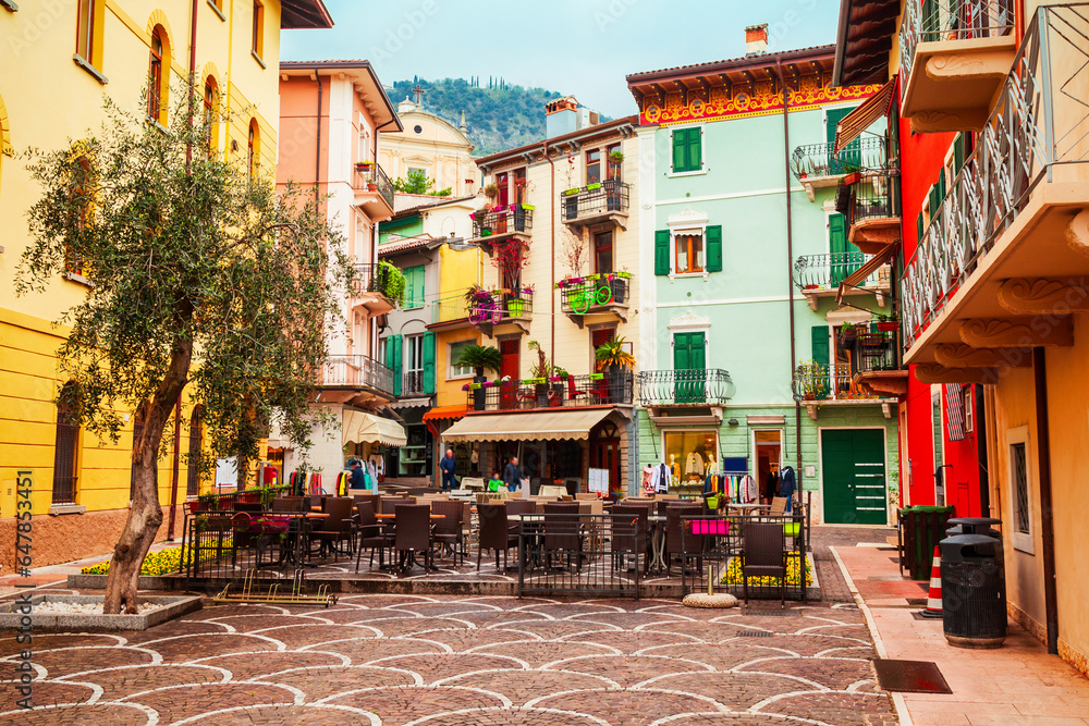 Fototapeta premium Malcesine town at Garda Lake