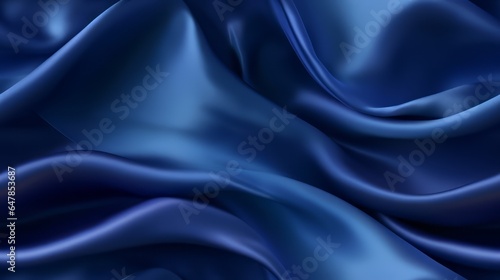 Royal blue dreams in fabric. Waves of satin luxury. Perfect for festive occasions. A touch of sophistication.