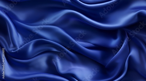 Glistening royal blue satin. Gentle waves of luxury. A backdrop for special occasions. Embrace the deep sea elegance.