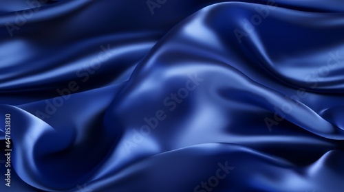 Royal blue beauty in fabric. Waves of satin. Perfect for designs. A touch of class.