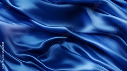 Celebrate with royal blue fabric. Gentle wavy and shimmering. Design with depth. Waves of beauty.