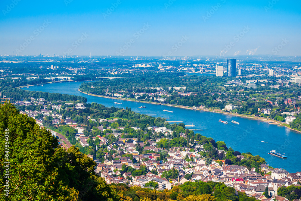 Bonn suburb aerial view, Germany