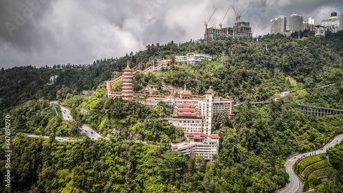 Fotografía The aerial view of Genting Highlands in Malaysia