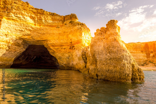Cave in Benagil, Algarve, Portugal