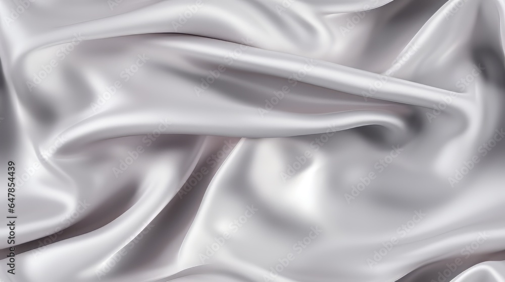 Silver tales in fabric. Waves of satin luxury. Celebrate design with radiance. Perfect for elegant projects. Silver tales in fabric. Waves of satin luxury. Celebrate design with radiance. Perfect for elegant projects.