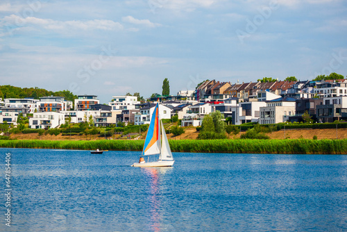 Phoenix See lake in Dortmund photo