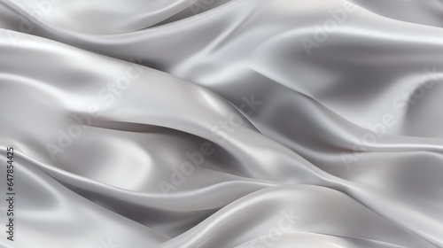 Silver satin panorama. Lustrous luxury. Perfect for sophisticated occasions. Waves of metallic beauty.