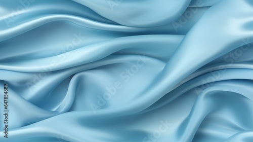 Sky blue beauty in every fold. Waves of satin elegance. Perfect for grand designs. A touch of sophistication.