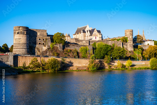 Chateau Angers castle in France photo