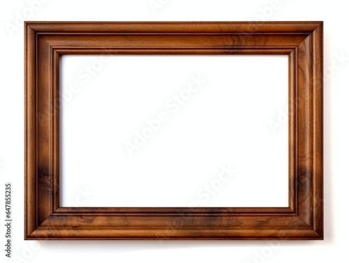 wooden picture frame, generative AI 