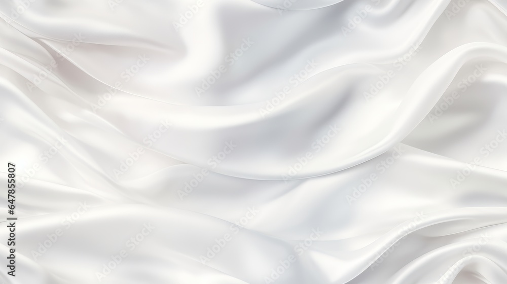White elegance in fabric. Gentle waves and shine. Celebrate design with purity. Perfect for luxury projects.